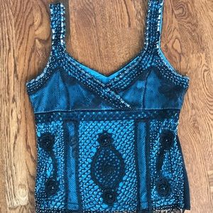 Beaded halter top